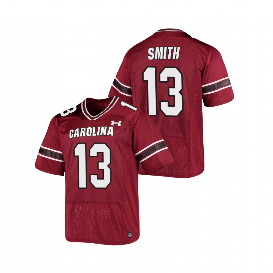 men's south carolina gamecocks shi smith garnet replica football jersey