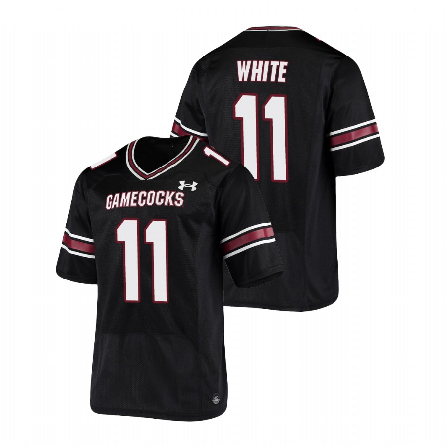men's south carolina gamecocks zaquandre white black replica football jersey