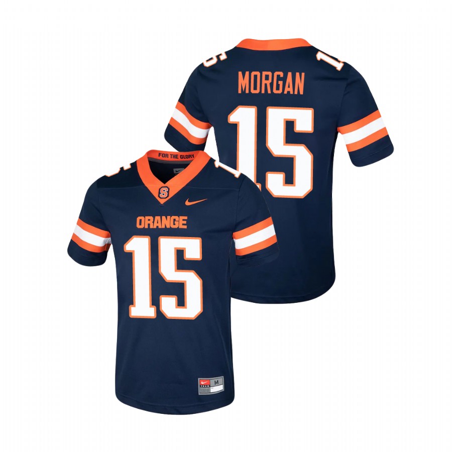 men's syracuse orange jacobian morgan navy college football game jersey