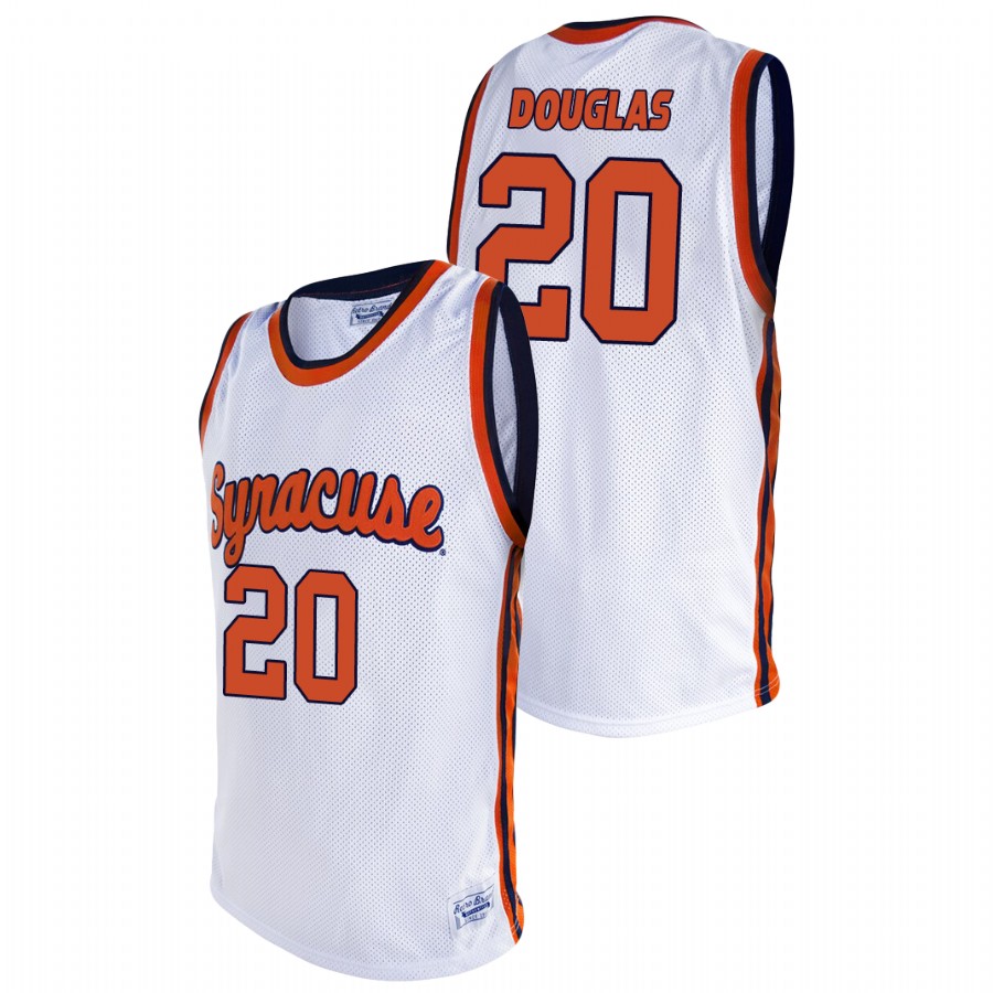 men's syracuse orange sherman douglas basketball alumni white jersey 1a
