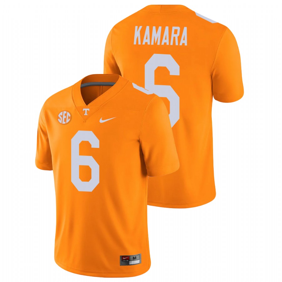 men's tennessee volunteers alvin kamara orange college football alumni player game jersey