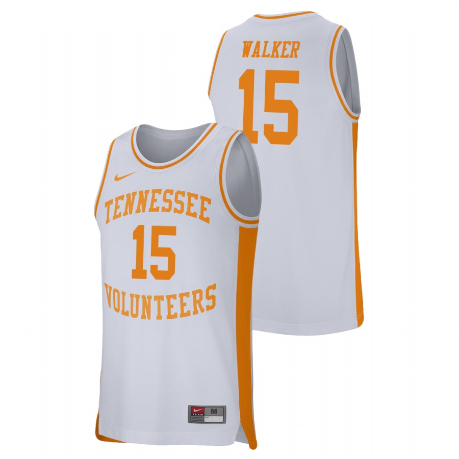men's tennessee volunteers derrick walker white retro performance college basketball jersey