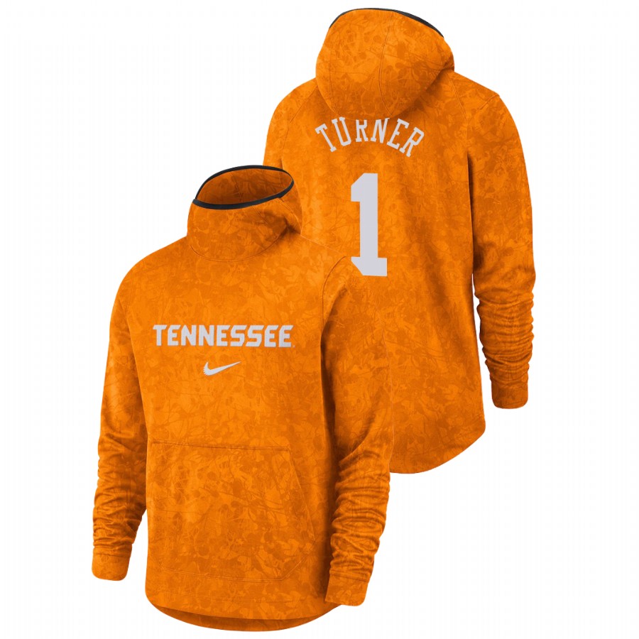 men's tennessee volunteers lamonte turner team logo pullover tennessee orange basketball spotlight hoodie