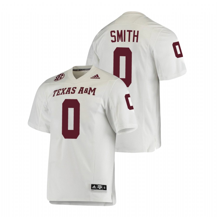 men's texas a&m aggies ainias smith white college football premier jersey