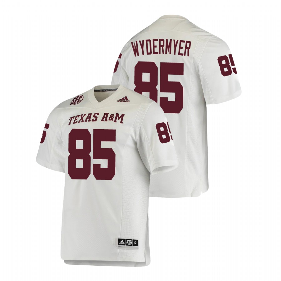 men's texas a&m aggies jalen wydermyer white college football premier jersey