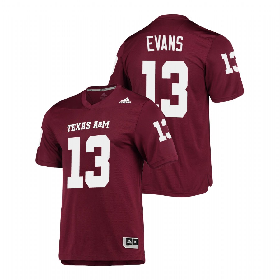men's texas a&m aggies mike evans aeroready replica maroon jersey