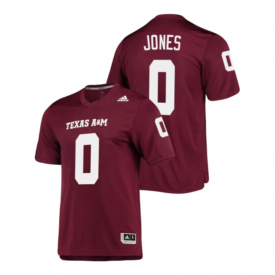 men's texas a&m aggies myles jones aeroready replica maroon jersey