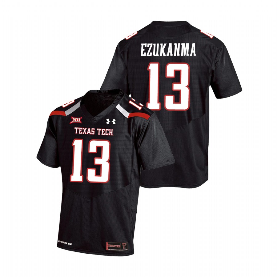 men's texas tech red raiders erik ezukanma black college football replica jersey
