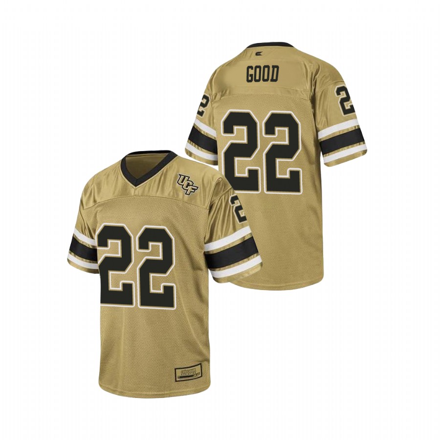 men's ucf knights damarius good gold replica stadium football jersey