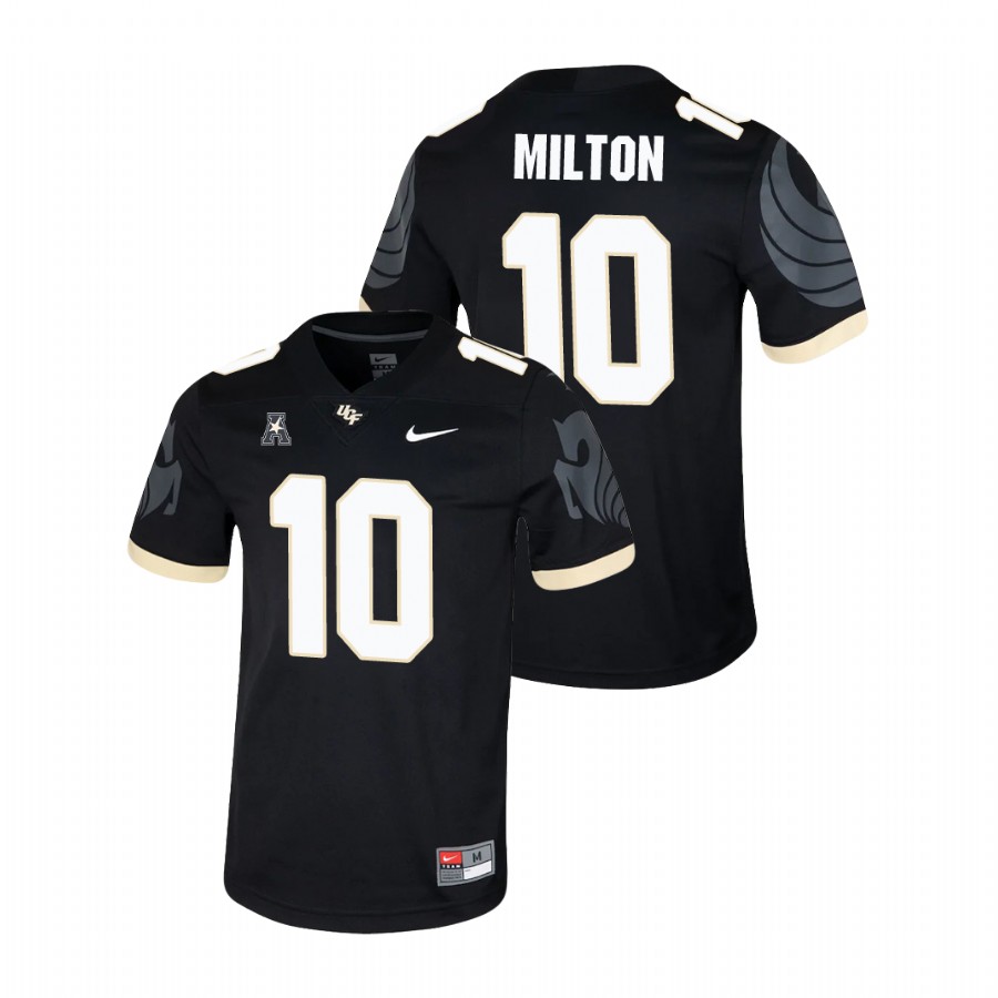 men's ucf knights mckenzie milton black college football game jersey