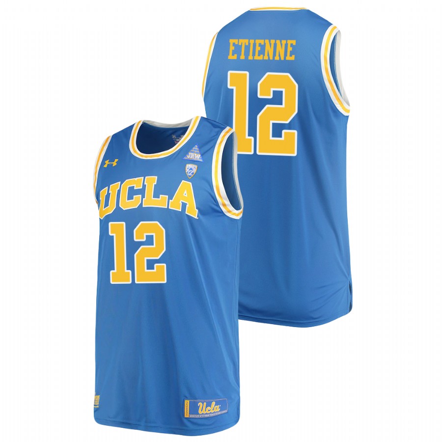 men's ucla bruins mac etienne 2021 replica performance college basketball blue jersey