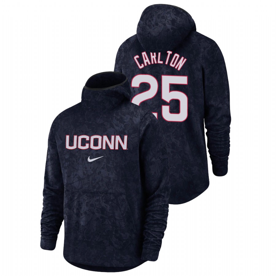 men's uconn huskies josh carlton team logo pullover navy basketball spotlight hoodie