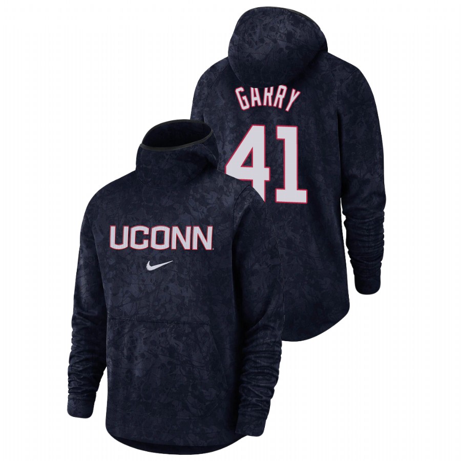 men's uconn huskies matt garry team logo pullover navy basketball spotlight hoodie
