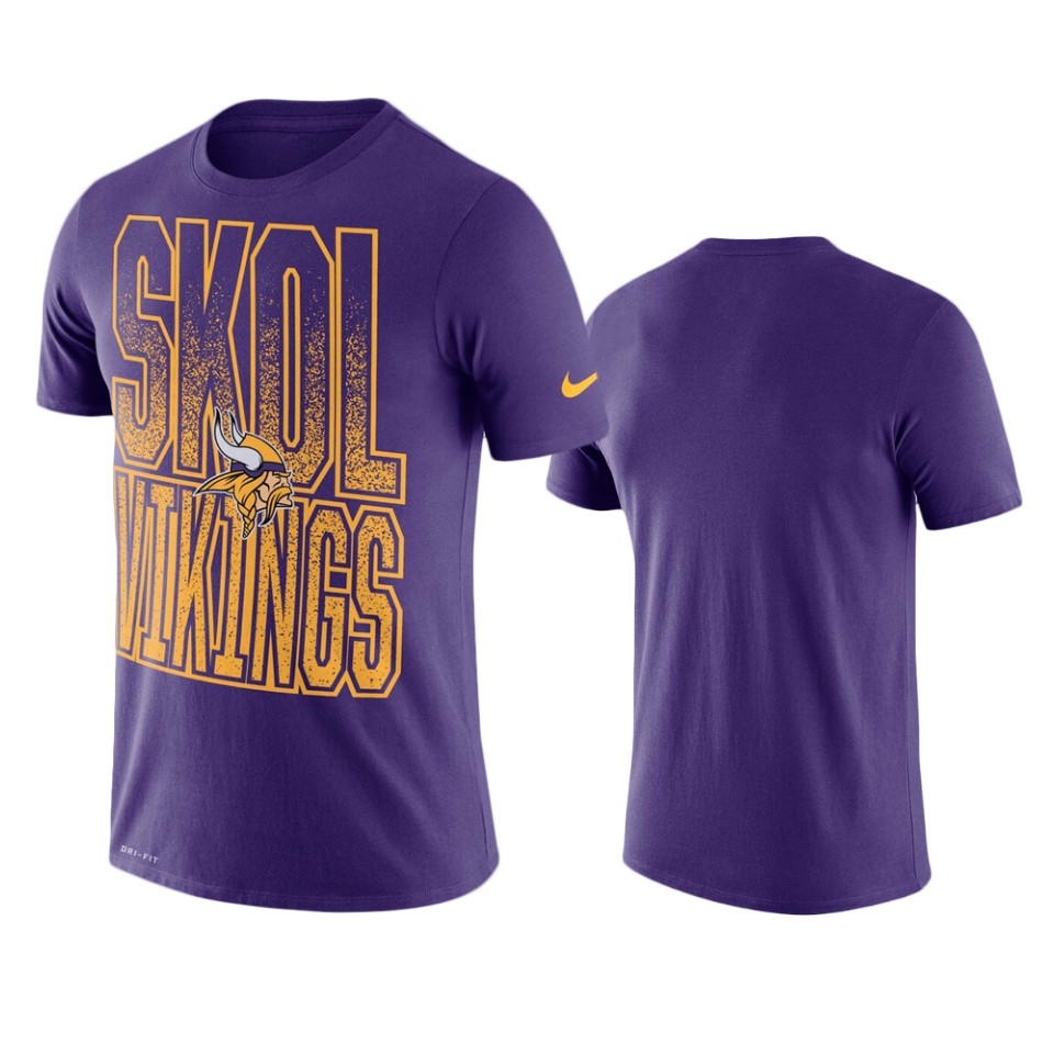 men's vikings purple local verbiage performance t shirt