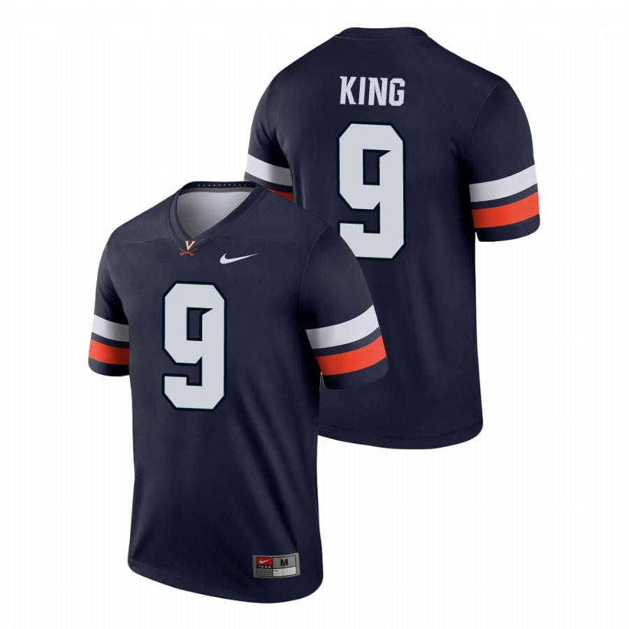 men's virginia cavaliers coen king navy legend football jersey