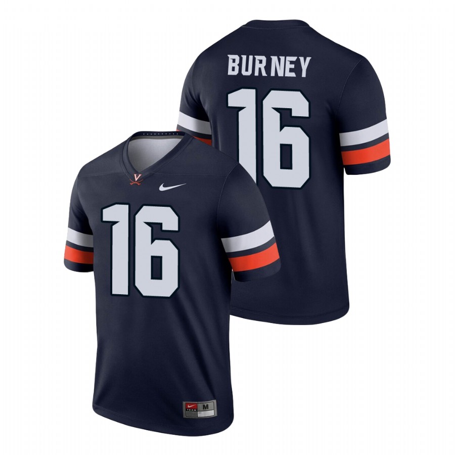 men's virginia cavaliers richard burney navy legend football jersey