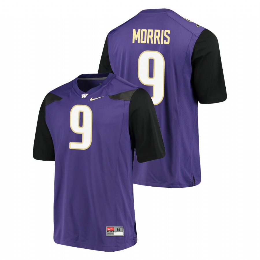 men's washington huskies dylan morris purple alumni football game jersey