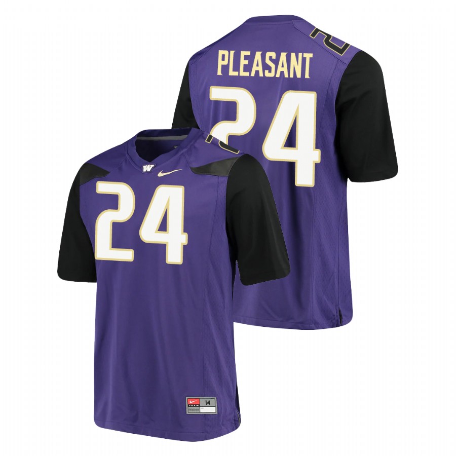 men's washington huskies kamari pleasant purple alumni football game jersey