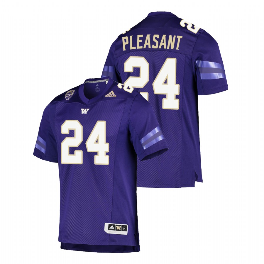 men's washington huskies kamari pleasant purple college football game jersey