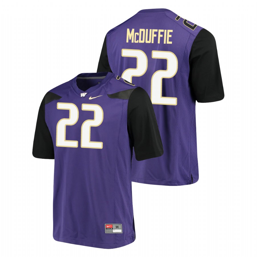 men's washington huskies trent mcduffie purple alumni football game jersey