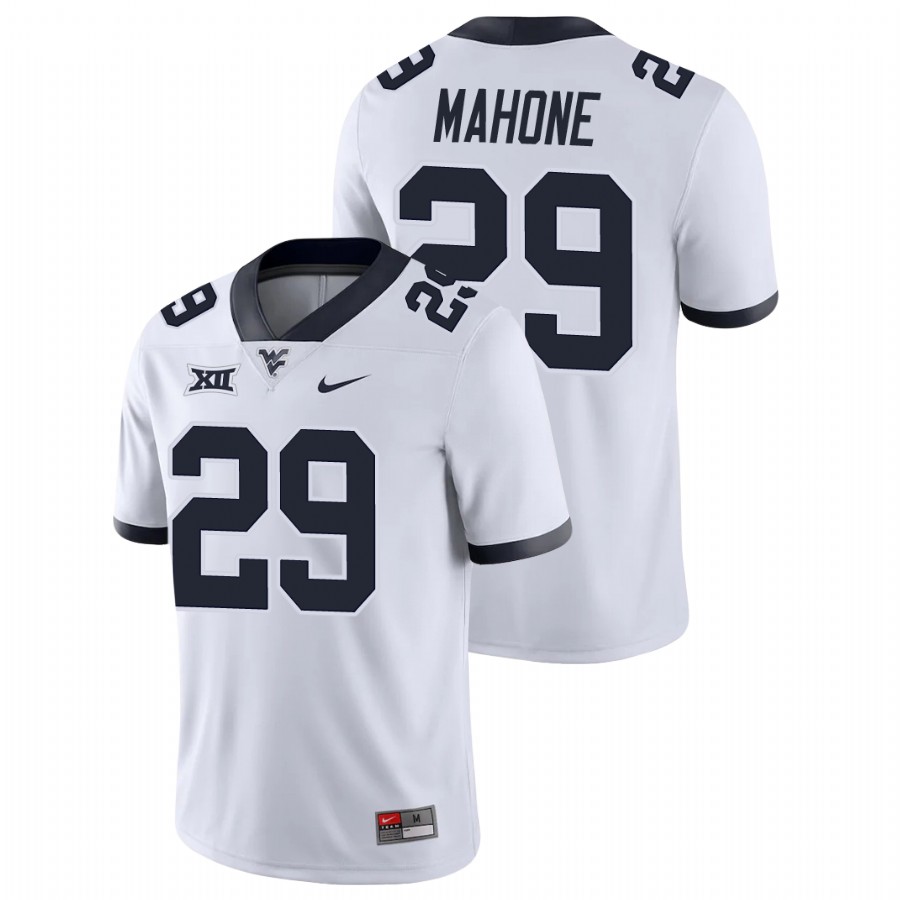 men's west virginia mountaineers sean mahone white game college football jersey