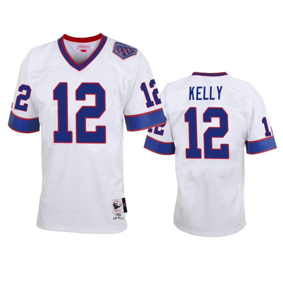 men's white jim kelly jersey