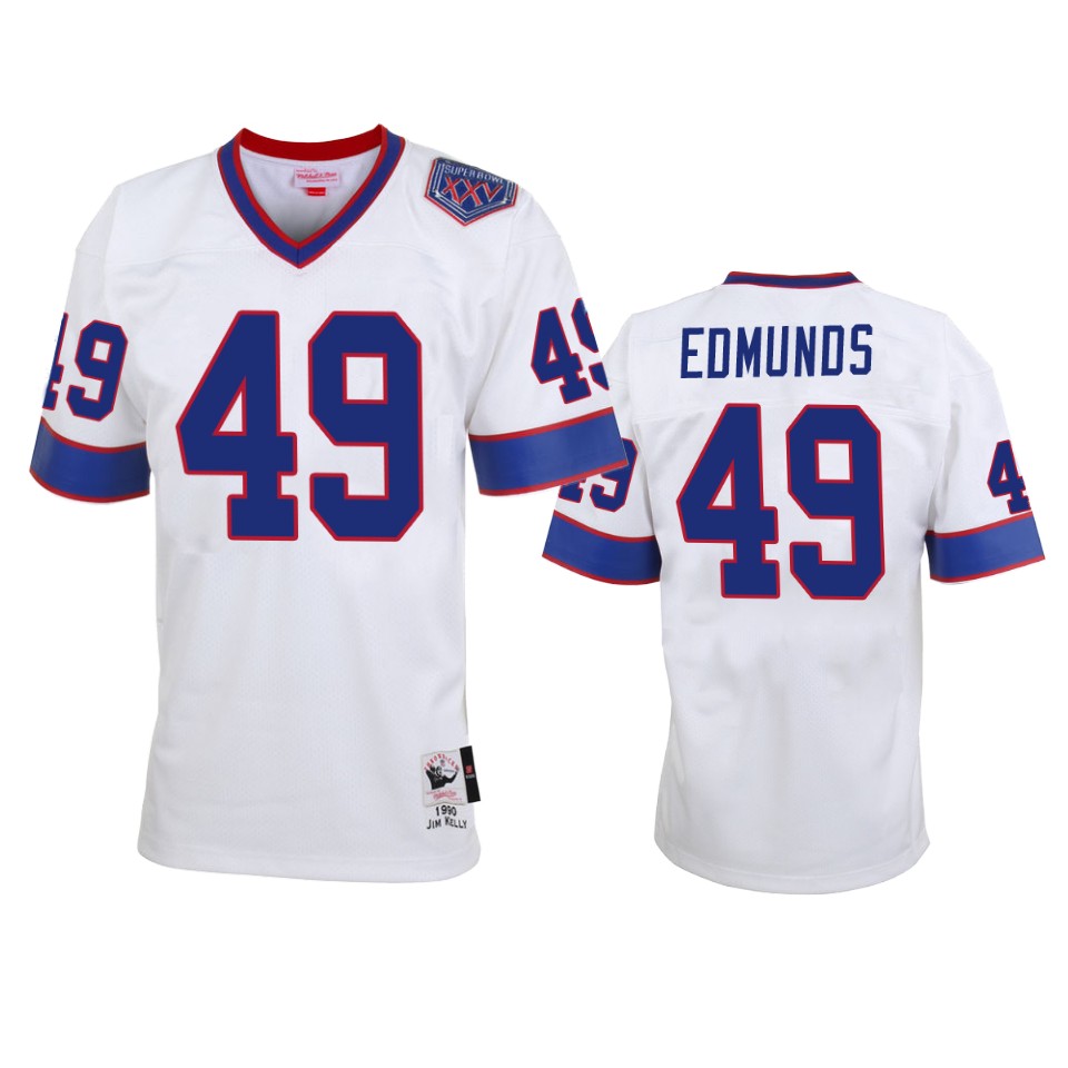 men's white tremaine edmunds jersey