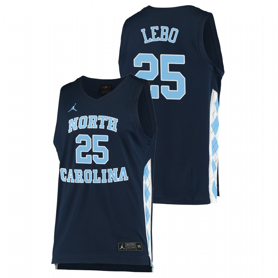 men north carolina tar heels creighton lebo 2020 21 alternate college basketball navy jersey