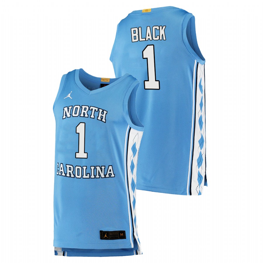 men north carolina tar heels leaky black 2020 21 college basketball authentic blue jersey