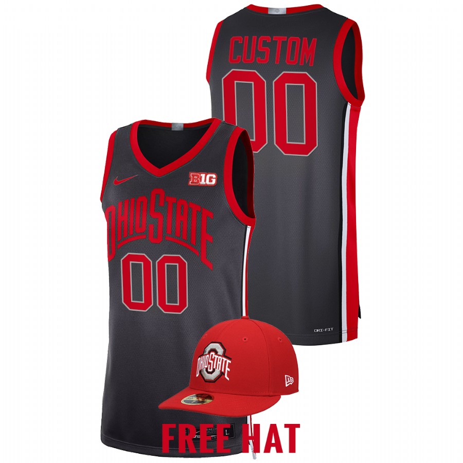 men ohio state buckeyes custom 2021 22 limited throwback 90s gray jersey
