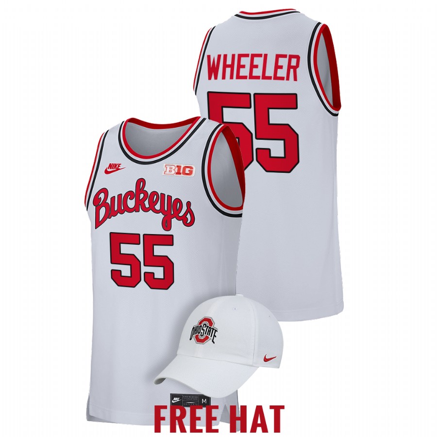 men ohio state buckeyes jamari wheeler 2021 22 retro college basketball wheeler jersey