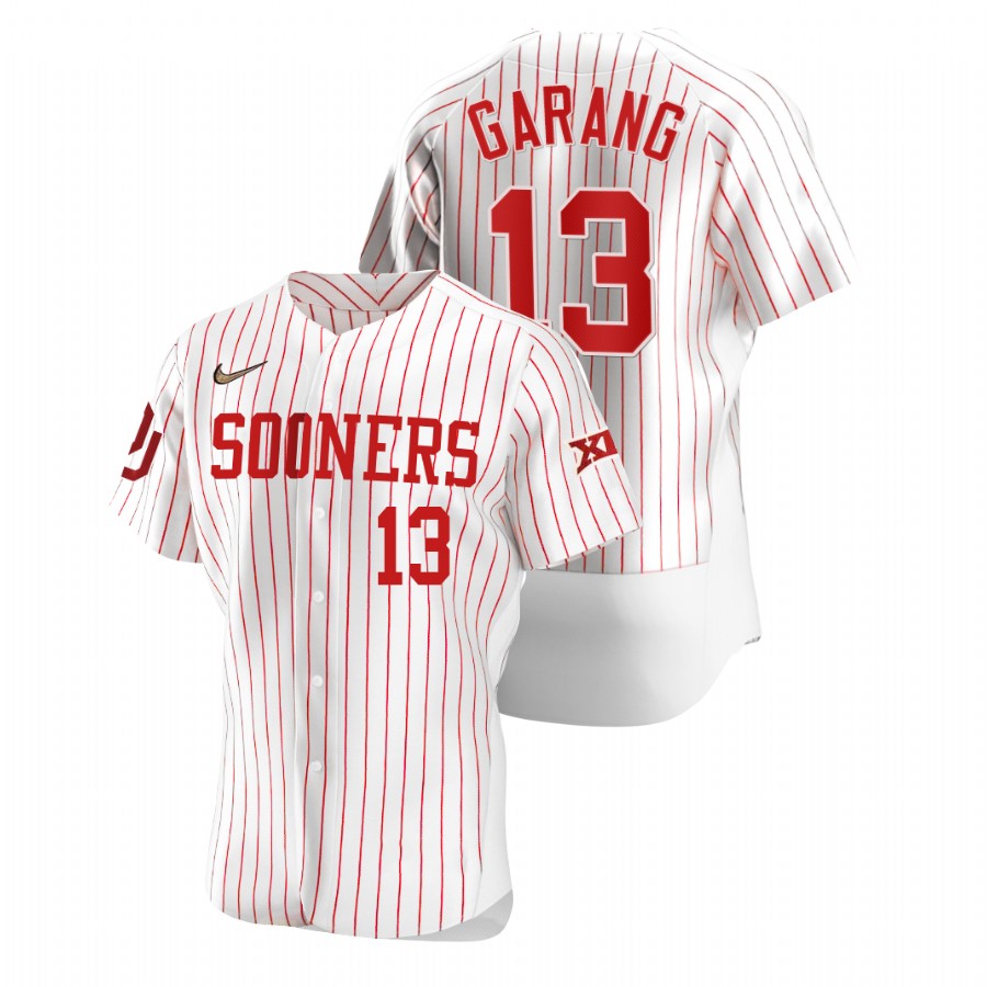 men oklahoma sooners anyang garang white vapor prime college baseball jersey