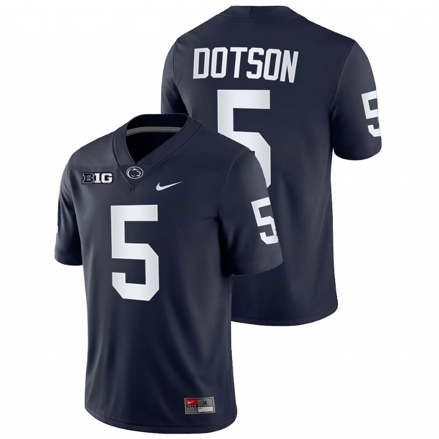 men penn state nittany lions jahan dotson navy college football game jersey
