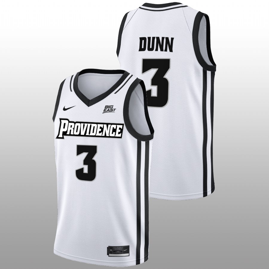 men providence friars kris dunn 2022 23 home college basketball white jersey