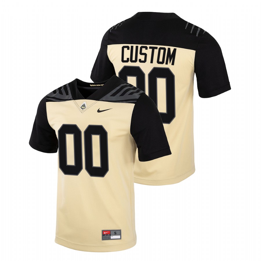 men purdue boilermakers custom vapor untouchable college football gold jersey