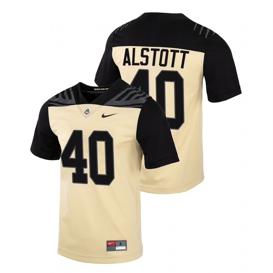 men purdue boilermakers mike alstott vapor untouchable college football gold jersey