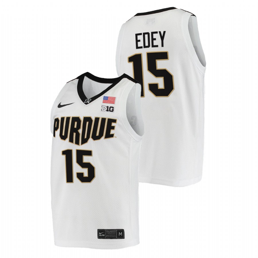 men purdue boilermakers zach edey 2022 college basketball white jersey