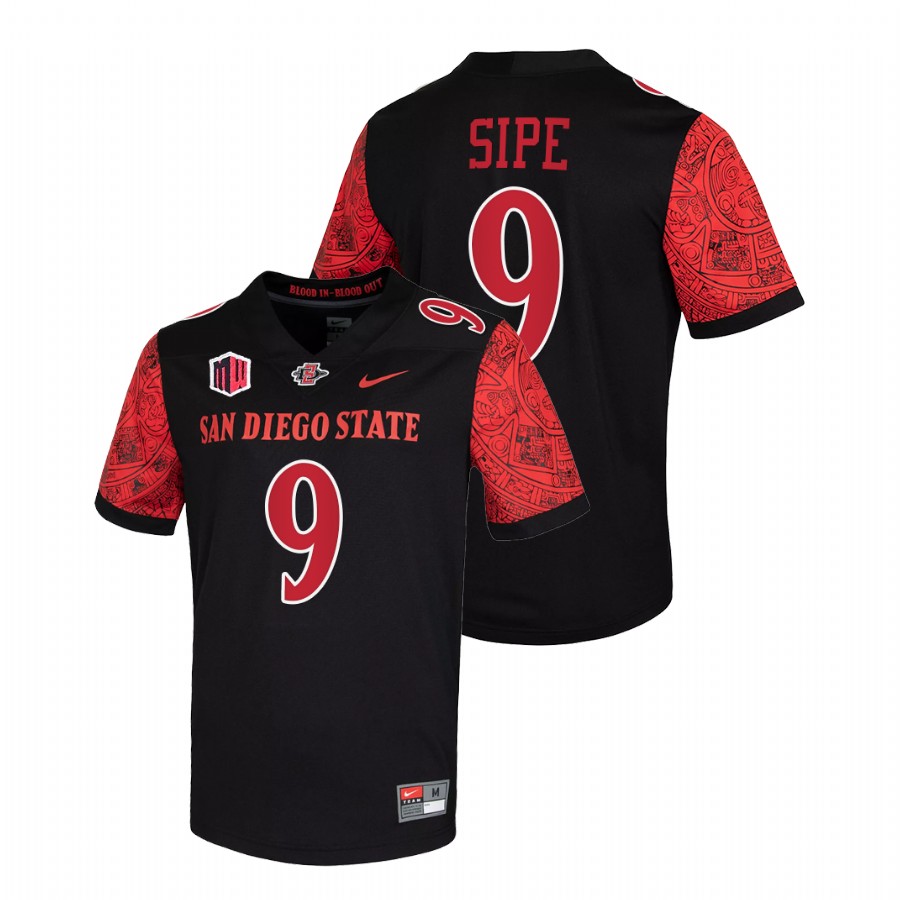 men san diego state aztecs brian sipe blood in blood out calendar football black jersey