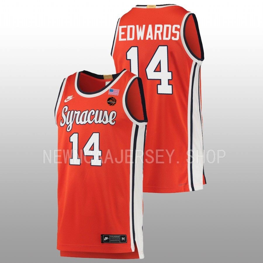 men syracuse orange jesse edwards 2022 23 limited retro basketball orange jersey