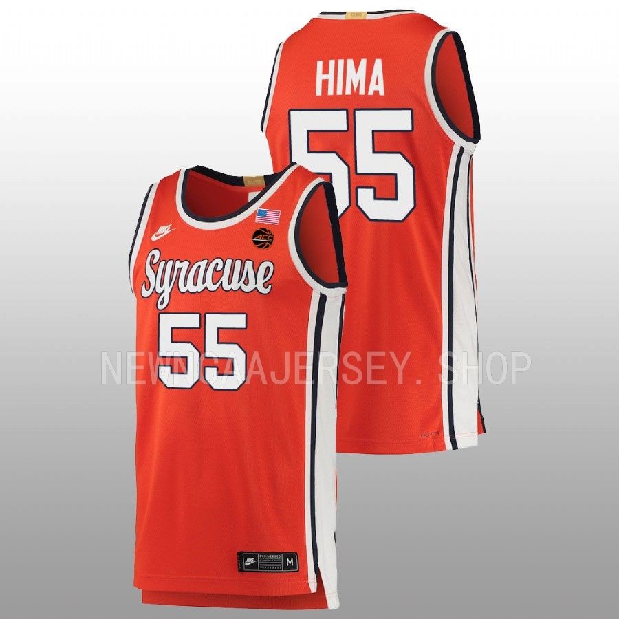 men syracuse orange mounir hima 2022 23 limited retro basketball orange jersey