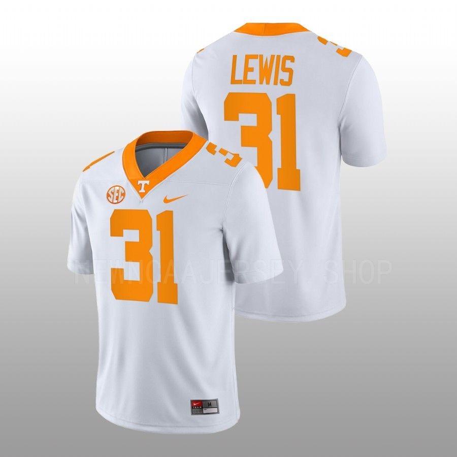 men tennessee volunteers jamal lewis nil replicaame college football white jersey