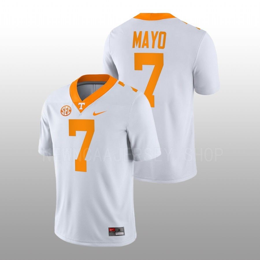 men tennessee volunteers jerod mayo nil replicaame college football white jersey
