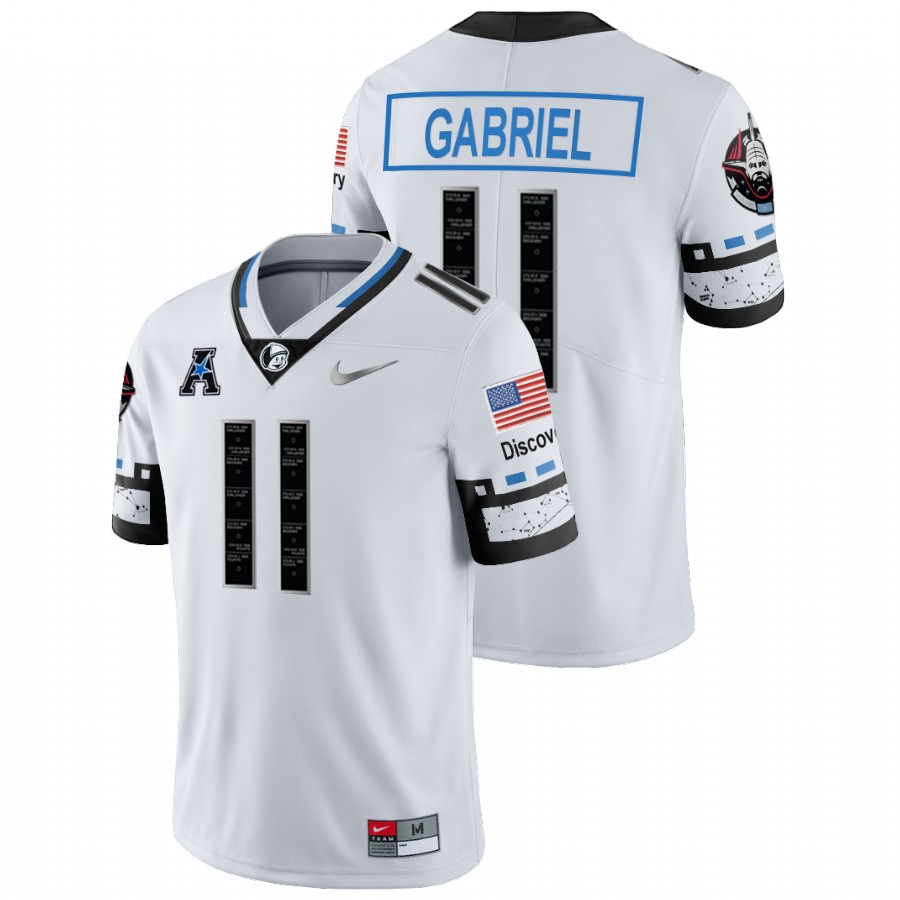 men ucf knights dillon gabriel 2021 22 college football space game white jersey