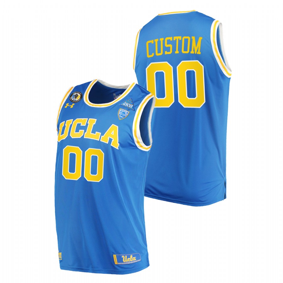 men ucla bruins custom stand together college basketball blue jersey
