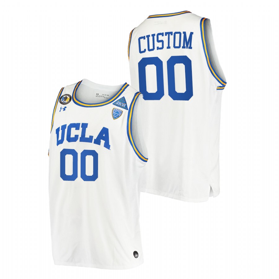 men ucla bruins custom stand together college basketball white jersey