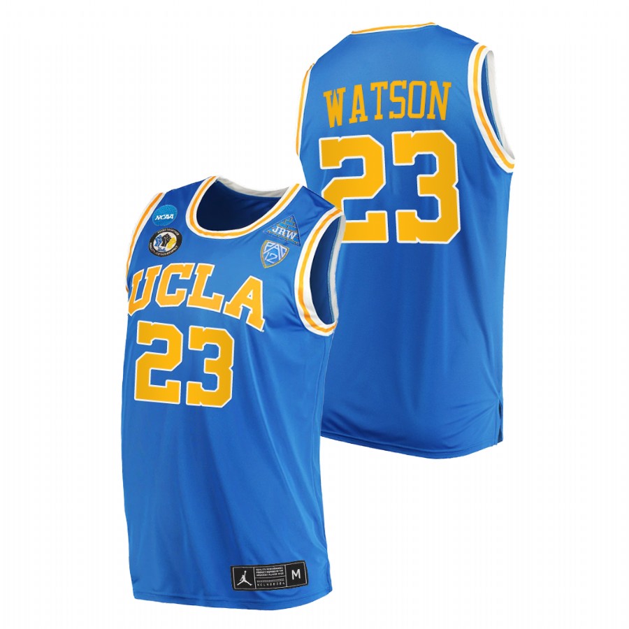 men ucla bruins peyton watson college basketball blue jersey