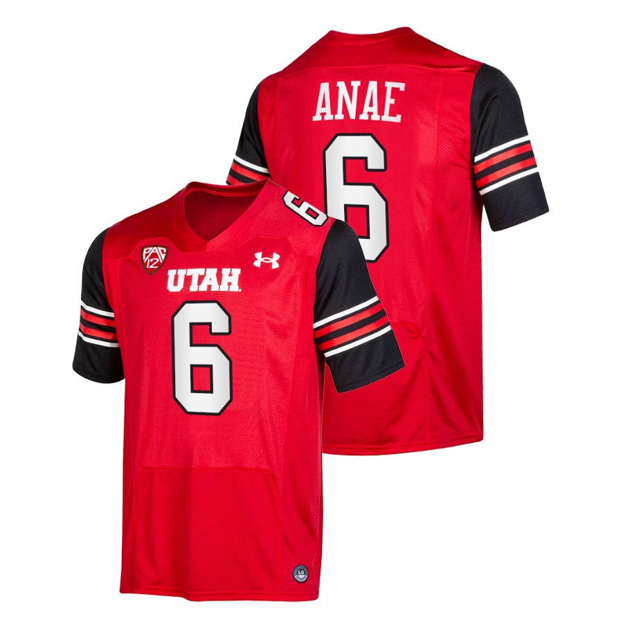 men utah utes bradlee anae nfl alumni college football red jersey