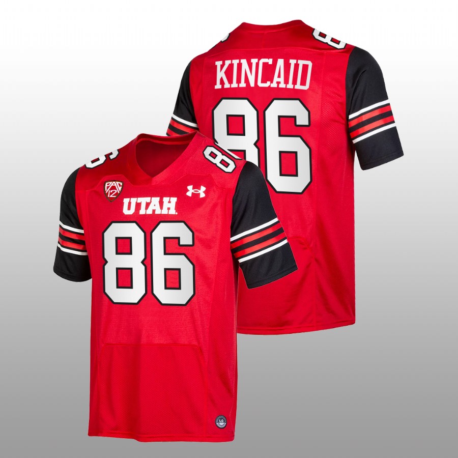 men utah utes dalton kincaid college football red jersey