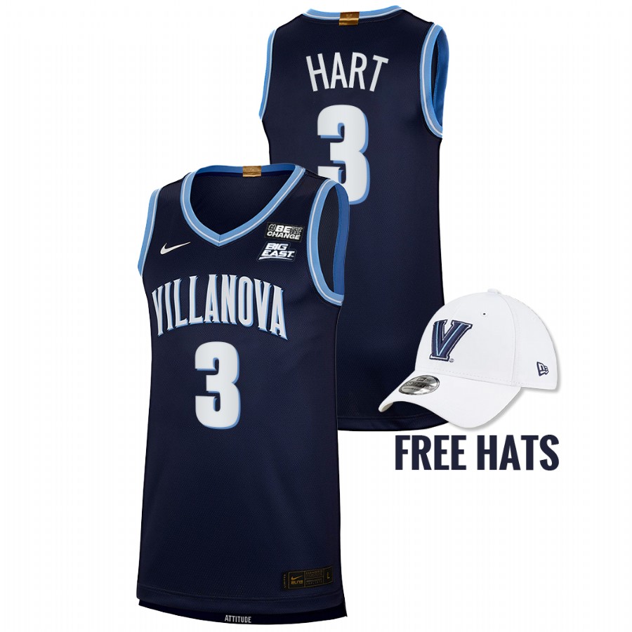 men villanova wildcats josh hart nba alumni elite basketball navy jersey