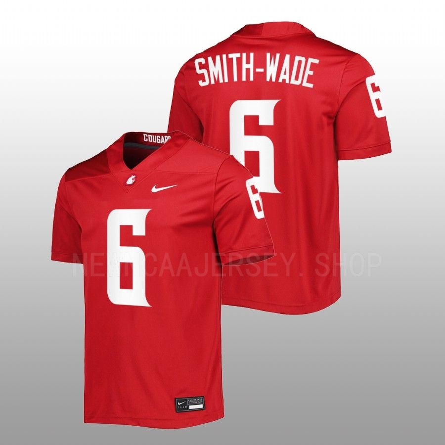men washington state cougars chau smith wade 2022 untouchable football crimson jersey